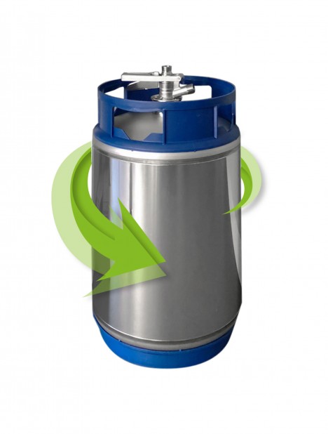 Regenerierung und Austausch IC Ionentauscher Kartusche - 25 Liter (inkl. Anfahrt)